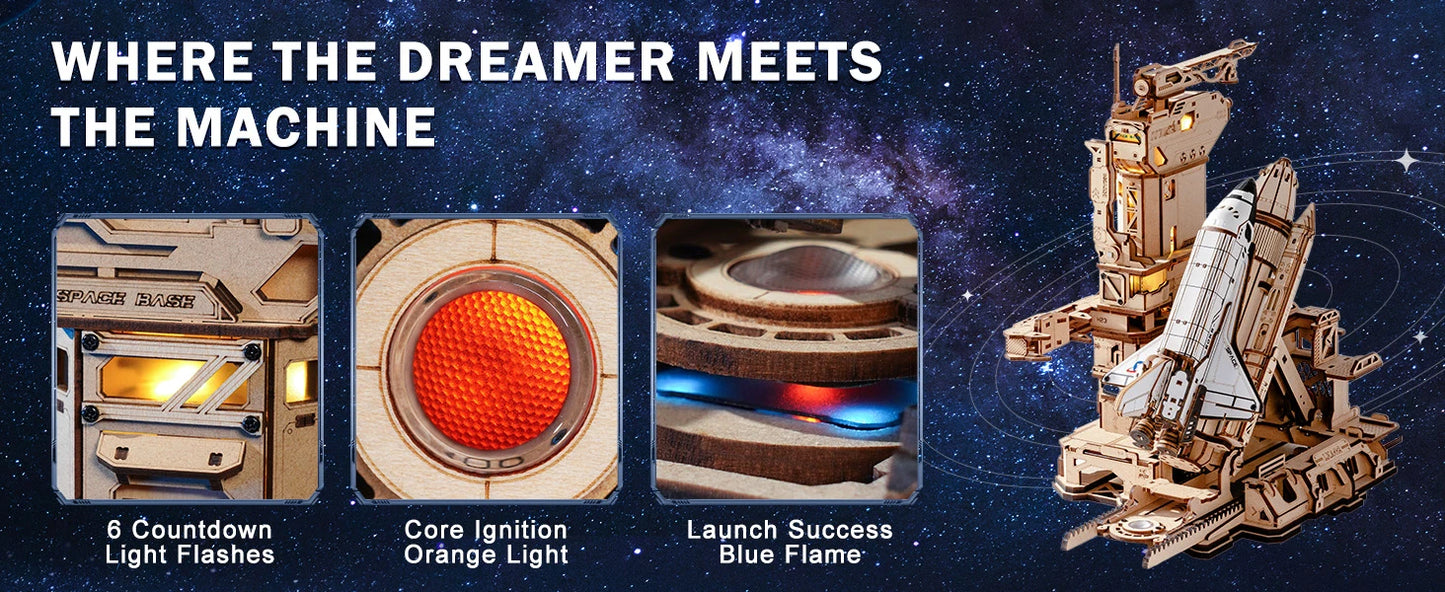 AstroCraft™ LED Space Shuttle Model Kit