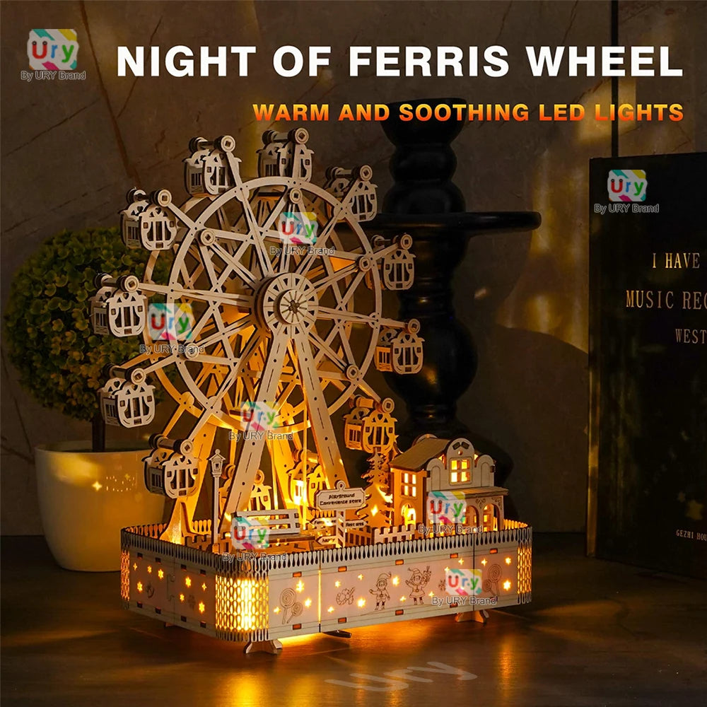 LumiWheel™ LED Ferris Wheel Puzzle Kit