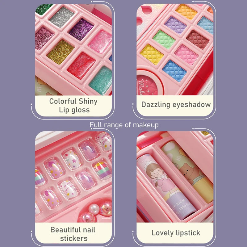 PrincessGlam™ Deluxe Makeup Box for Kids
