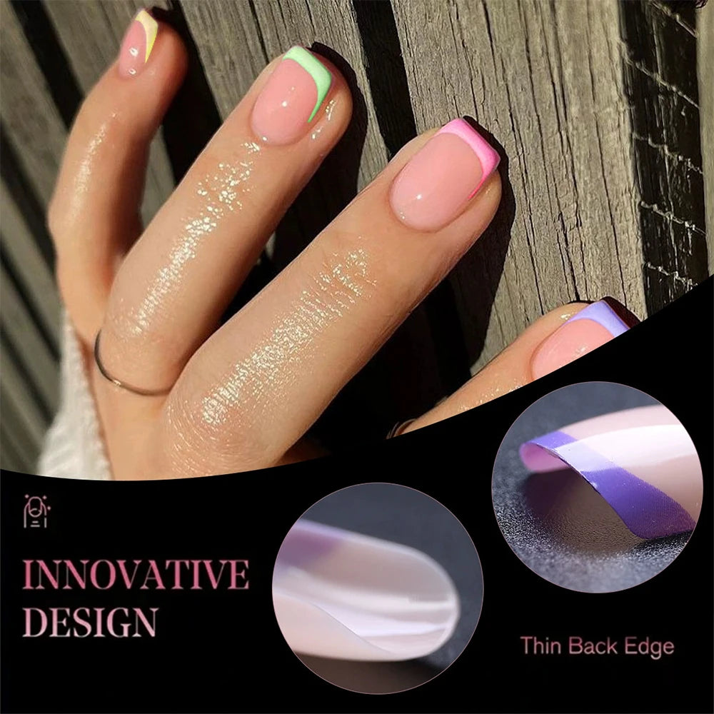 GlamPress™ French Tip Nail Set