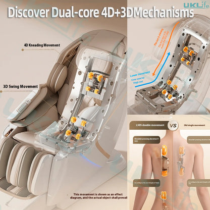 RevivaLux™ 4D Zero Gravity Massage Chair