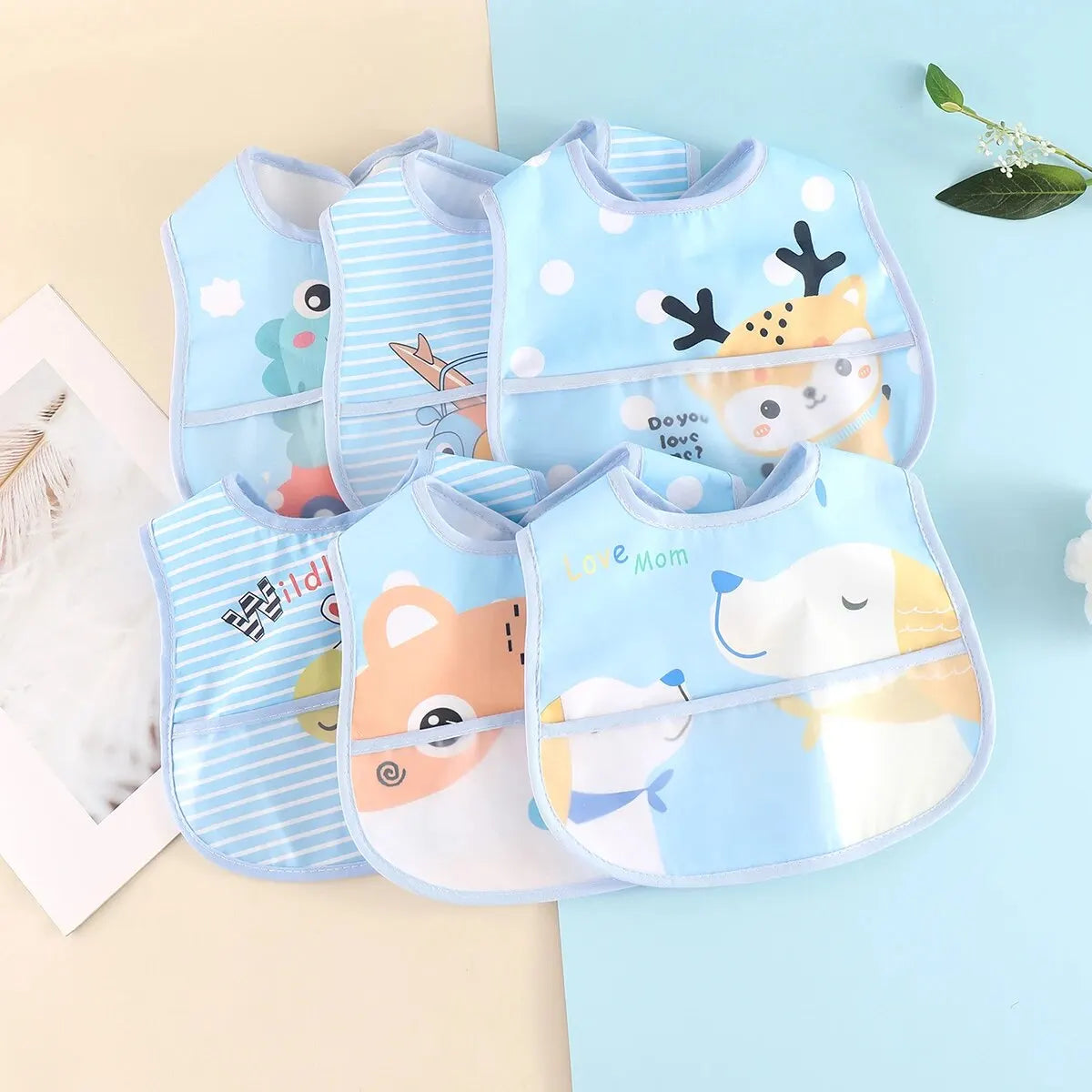 TinyGuard™ Waterproof Baby Bib Set