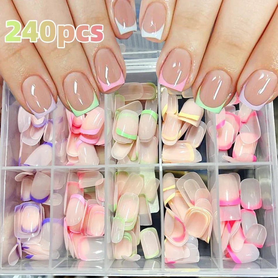 GlamPress™ French Tip Nail Set