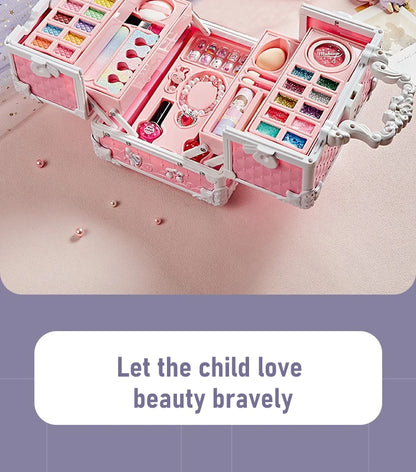 PrincessGlam™ Deluxe Makeup Box for Kids