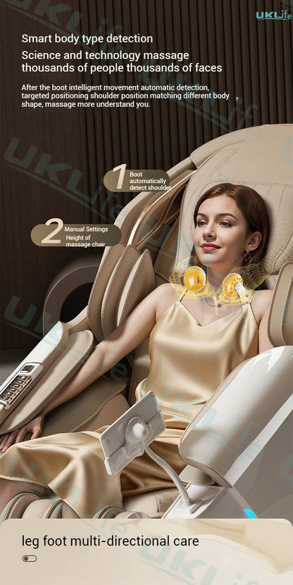 RevivaLux™ 4D Zero Gravity Massage Chair