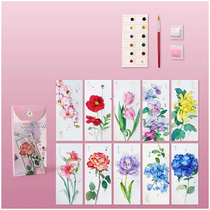 PaintMark™ DIY Watercolor Bookmark Set
