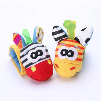 TinySteps™ Baby Wrist & Foot Rattle Set