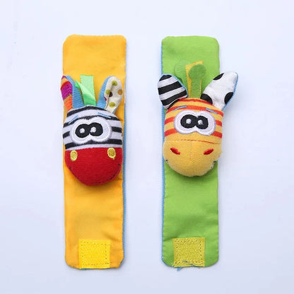 TinySteps™ Baby Wrist & Foot Rattle Set