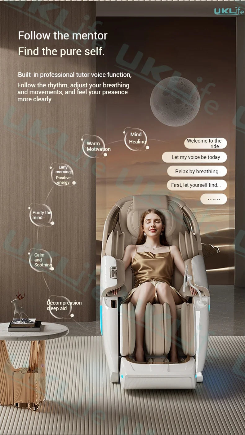 RevivaLux™ 4D Zero Gravity Massage Chair