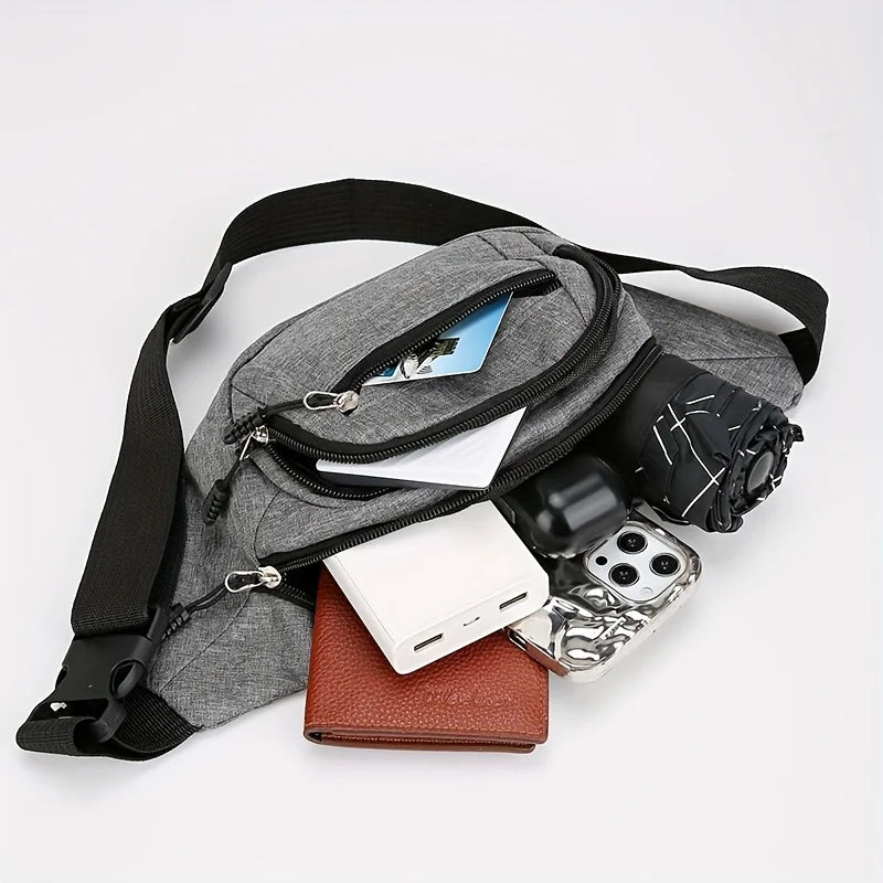 FlexCarry™ Multi-Pocket Crossbody Travel Bag