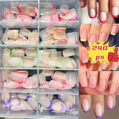 GlamPress™ French Tip Nail Set