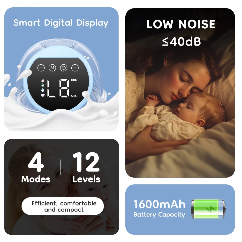 Pure Amor™ Wearable Hands-Free Breast Pump