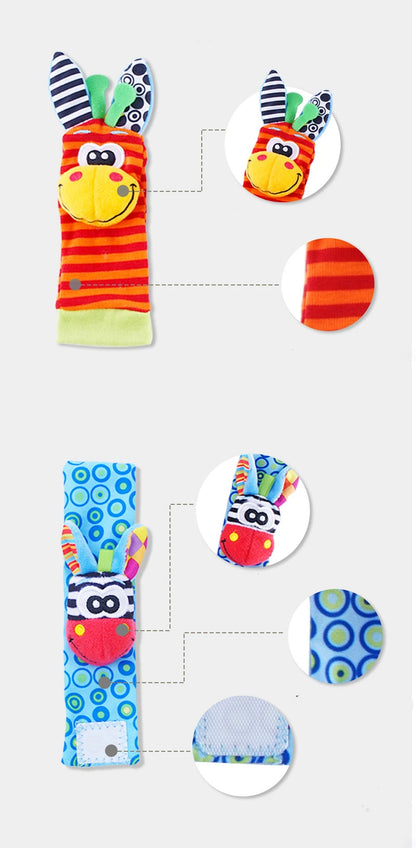 SnuggleSteps™ Baby Rattle Set