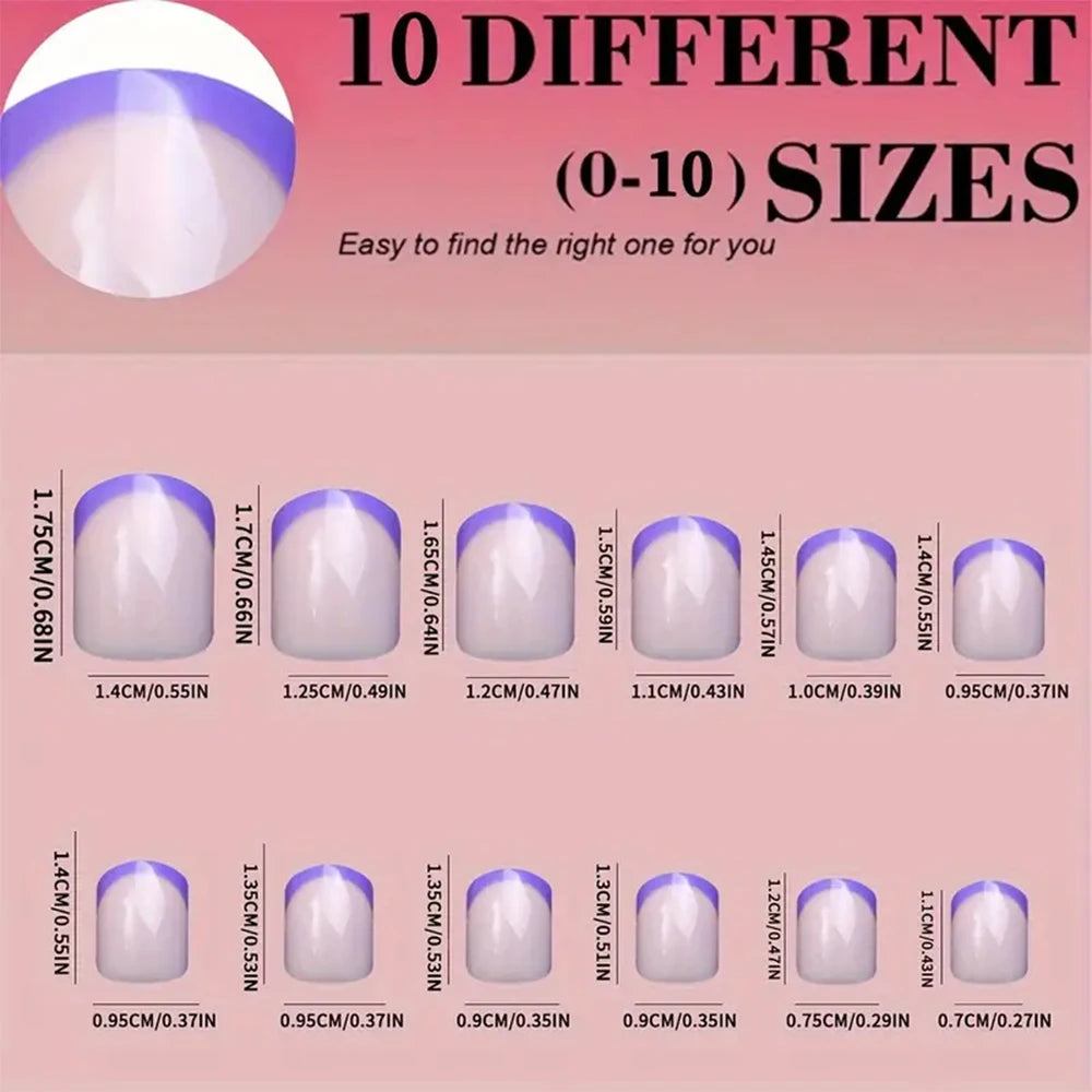 GlamPress™ French Tip Nail Set