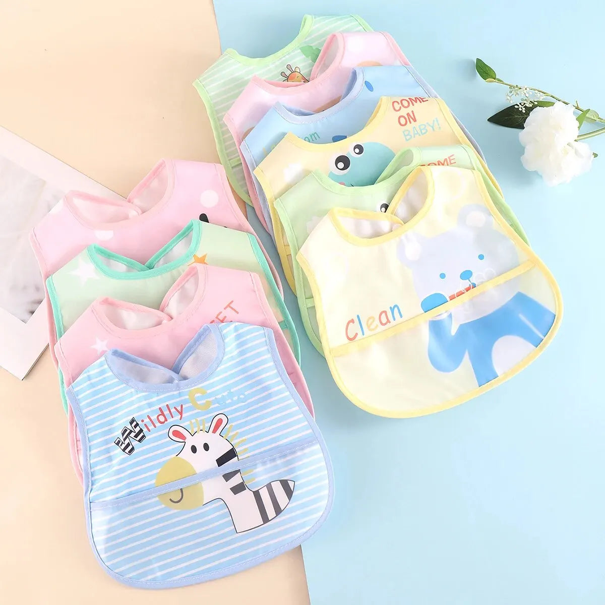 TinyGuard™ Waterproof Baby Bib Set