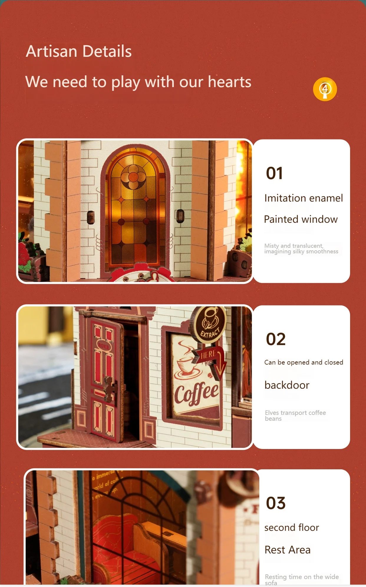 CozyBrew™ Coffee House Model Kit