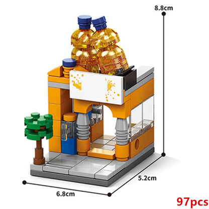 CityBites™ Food Shop Building Block Set