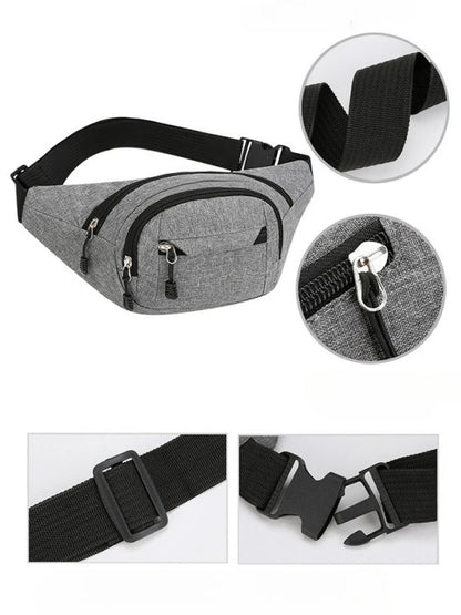 FlexCarry™ Multi-Pocket Crossbody Travel Bag
