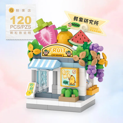 CityBites™ Food Shop Building Block Set