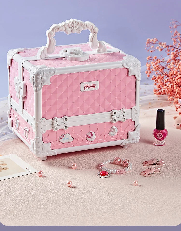 PrincessGlam™ Deluxe Makeup Box for Kids