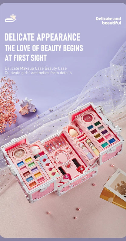 PrincessGlam™ Deluxe Makeup Box for Kids