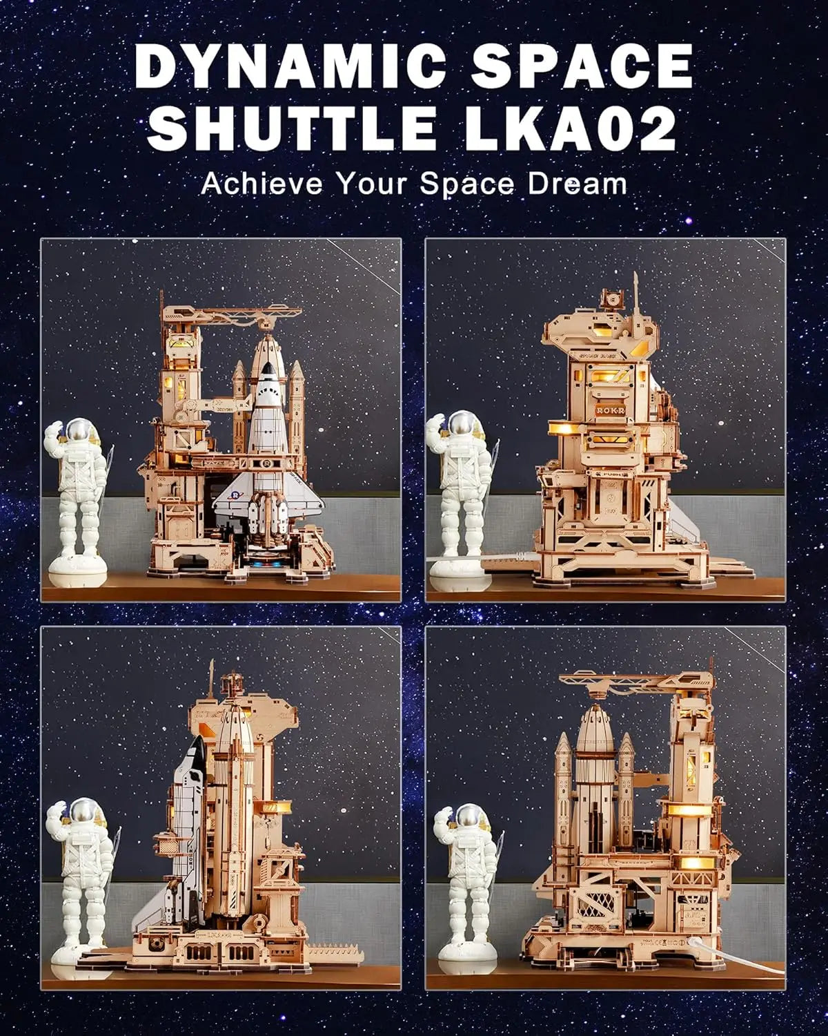 AstroCraft™ LED Space Shuttle Model Kit