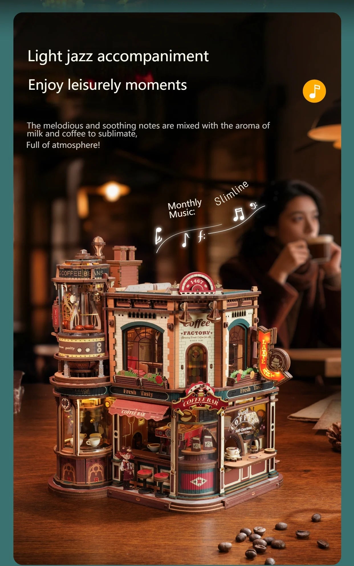 CozyBrew™ Coffee House Model Kit