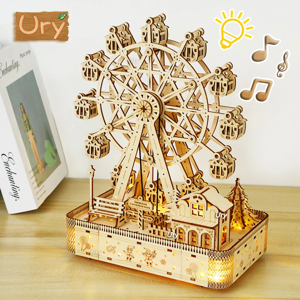 LumiWheel™ LED Ferris Wheel Puzzle Kit