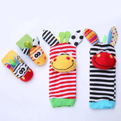 TinySteps™ Baby Wrist & Foot Rattle Set
