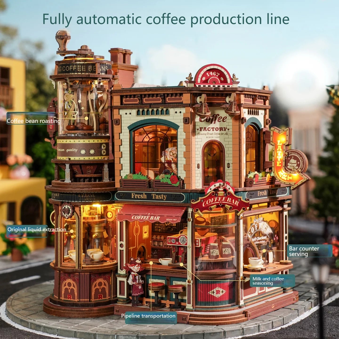 CozyBrew™ Coffee House Model Kit