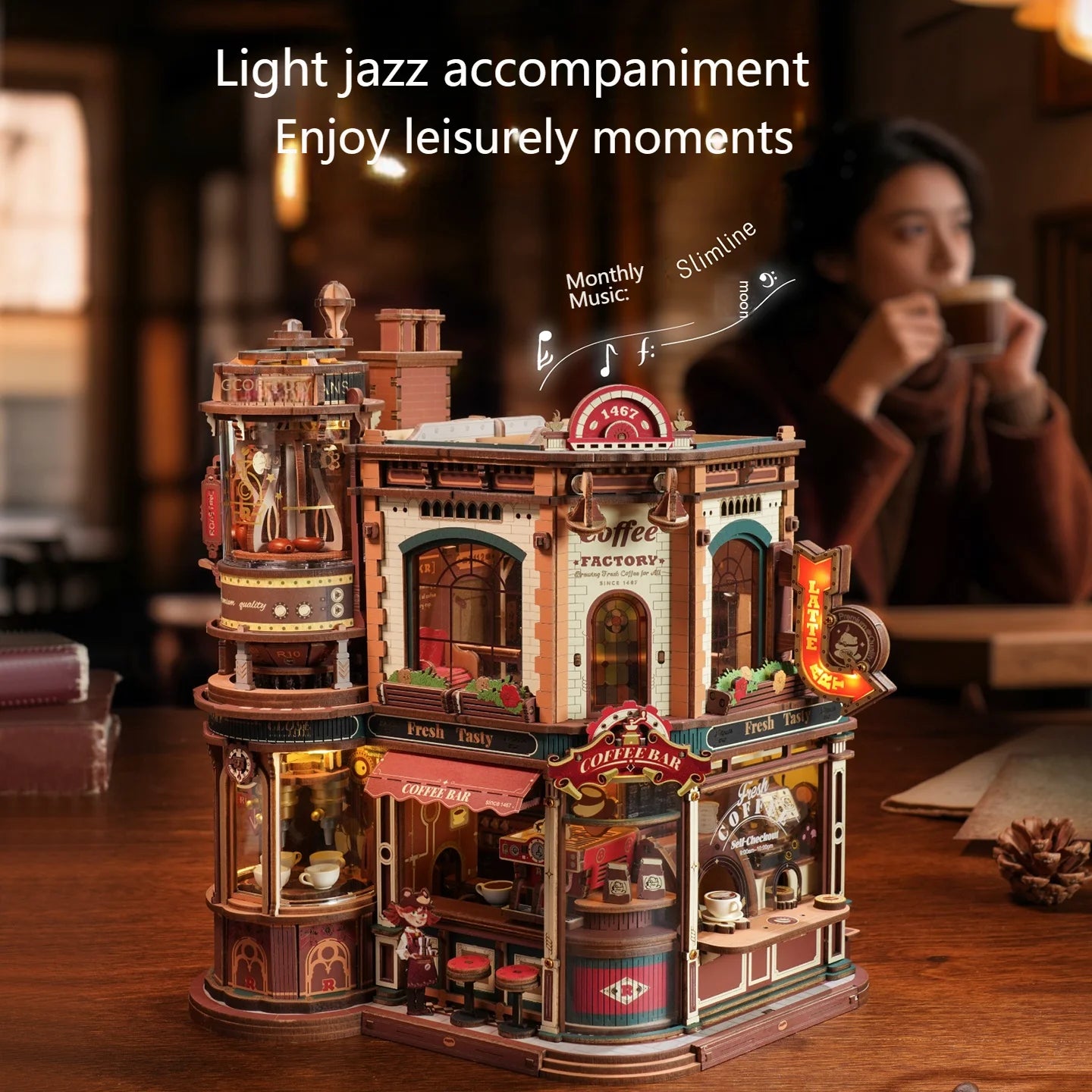 CozyBrew™ Coffee House Model Kit